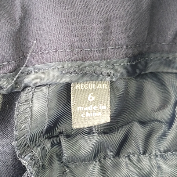 Satinato Navy Trouser Pants size 6 Regular - Picture 4 of 8